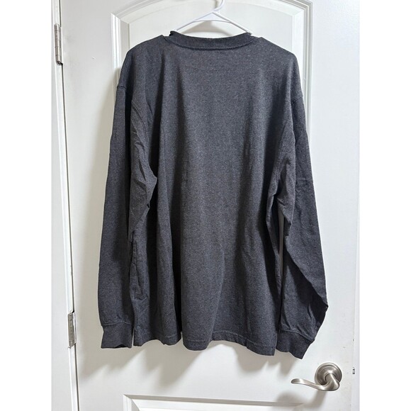 Carhartt Men’s oversized loose fit grey long sleeve T shirt EUC Large - Picture 4 of 10